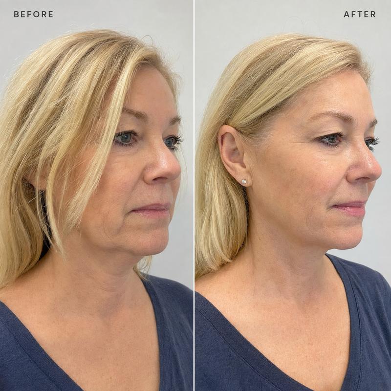 Client facial result image